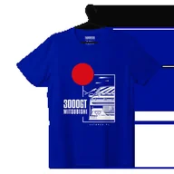 Odzież do sportów motorowych - T-shirt koszulka Mitsubishi 3000GT niebieska-4XL - miniaturka - grafika 1