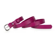 Paski - Pasek damski klasyczny fuksja mat 2 cm - miniaturka - grafika 1