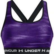 Biustonosze - Biustonosz sportowy damski Crossback Mid Print Under Armour - miniaturka - grafika 1