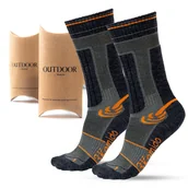 Skarpetki damskie - Ciepłe skarpety z wełny Merino, na różne okazje, eleganckie opakowanie, 35-38 - miniaturka - grafika 1