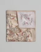 Krawaty i muchy męskie - poszetka classico pc10 beżowa - miniaturka - grafika 1