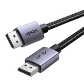 Kable USB - Kabel DisplayPort 1.4 2m 8K 60Hz 32.4Gbps UGREEN DP120 czarny - miniaturka - grafika 1