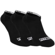 Majtki męskie - Krótkie skarpetki PIT BULL PAD czarne grube - 3 pary-39-42 - miniaturka - grafika 1