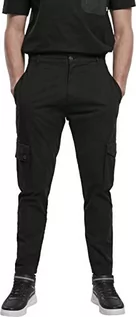Spodnie męskie - Urban Classics Klasyczne spodnie męskie typu cargo, czarny, S - grafika 1