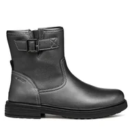 Buty dla dziewczynek - Kozaki Geox Jr Eclair J049QB 000BC C1357 D Szary - miniaturka - grafika 1