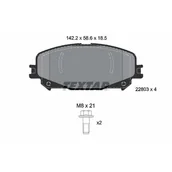 Klocki hamulcowe - Klocki hamulcowe - komplet TEXTAR 2280301 - miniaturka - grafika 1