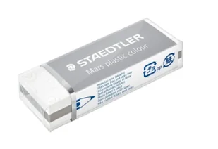 Gumka techniczna Mars Plastic szara Staedtler 1 szt. - Długopisy - miniaturka - grafika 1