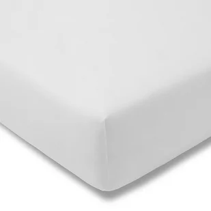 Prześcieradło z gumką, ESTELLA, jersey, 100x200 cm, biały - Prześcieradła - miniaturka - grafika 1