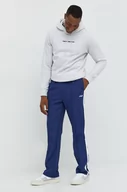 Spodnie męskie - Fila spodnie dresowe męskie kolor granatowy z aplikacją - miniaturka - grafika 1