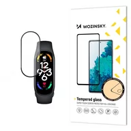 Akcesoria do smartwatchy - Wozinsky Full Glue Xiaomi Mi Band 7 szkło hartowane na ekran czarny - miniaturka - grafika 1