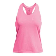 Koszulki sportowe męskie - Under Armour UA Launch Splatter podkoszulek Fluo Pink/odblaskowy, XS - miniaturka - grafika 1