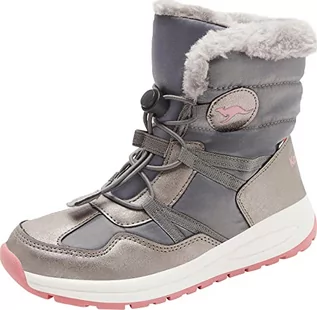 Kozaki damskie - KangaROOS KP-Ski RTX kozaki, Steel Grey/Dusty Rose, 31 EU - grafika 1