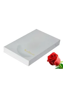 Satynowa koszulka Fehend niebieska XL - Pudełko podarunkowe - Bielizna nocna - miniaturka - grafika 3