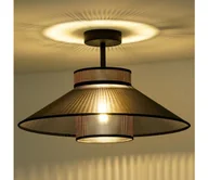 Lampy sufitowe - Duolla - Żyrandol natynkowy RIO SHINY 1xE27/15W/230V śr. 45 cm czarny/miedziany - miniaturka - grafika 1