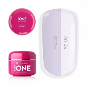 Silcare Base One Thick Violet Uv Żel Budujący 50 g - Żele do paznokci - miniaturka - grafika 1