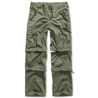 Odzież trekkingowa męska - Spodnie trekkingowe męskie Brandit 3w1 Savannah Olive - miniaturka - grafika 1