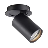 Lampy sufitowe - Zuma Line Tury 1 ACGU10-149 Plafon spot lampa sufitowa 1x50W GU10 czarny - miniaturka - grafika 1