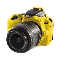 Akcesoria fotograficzne - EasyCover osłona gumowa dla Nikon D5500/5600 żółta - miniaturka - grafika 1