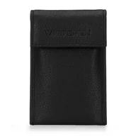 Biżuteria - akcesoria - Skórzane etui Secure Signal na klucze samochodowe typu keyless czarne - miniaturka - grafika 1