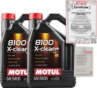Oleje silnikowe - Motul 8100 X-clean+ 5W30 C3 10L Bmw LL-04 Vw 504 00/ 507 00 Zawieszka - miniaturka - grafika 1