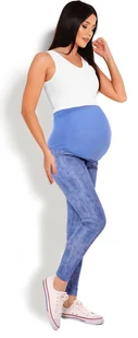 PeeKaBoo Legginsy ciążowe damskie Mathisei Blue L/XL - Odzież ciążowa - miniaturka - grafika 1