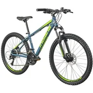 Rowery - Rower górski MTB INDIANA X-Pulser 3.6 M15 26 cali męski Grafitowo-limonkowy - miniaturka - grafika 1