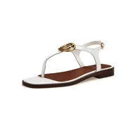 Sandały damskie - Damskie Sandały GUESS MIRY FL6MRYLEA21-WHITE – Biały - miniaturka - grafika 1