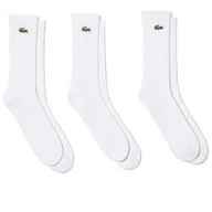 Skarpetki męskie - Skarpety unisex 3-pack Lacoste RA4182-Z92 - białe - miniaturka - grafika 1