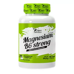 Sport Def. Magnesium B6 Strong 90kaps. Magnez B6 - Witaminy i minerały - miniaturka - grafika 1