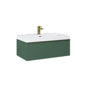 Szafki łazienkowe - ELITA LOOK 80 1S FOREST GREEN MATT PDW  SZAFKA WISZĄCA 168560 - miniaturka - grafika 1