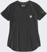 Koszulki męskie - Koszulka Carhartt Force Mid Logo Black - miniaturka - grafika 1