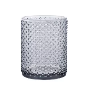 Lumarko Kubek Na Szczoteczki Szklany 8x8x10 Cm Popielaty! - Kubki na szczoteczki do zębów - miniaturka - grafika 1