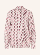 Bluzki damskie - Emily Van Den Bergh Bluzka Z Wiązaniem Pod Szyją lila - miniaturka - grafika 1