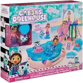 Figurki dla dzieci - Koci Domek Gabi Zestaw Basen + akcesoria figurka Gabi Syrenkotka 10 elementów Gabby's Dollhouse - miniaturka - grafika 1