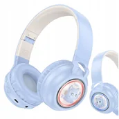 Słuchawki - HOCO W50 niebieskie - miniaturka - grafika 1