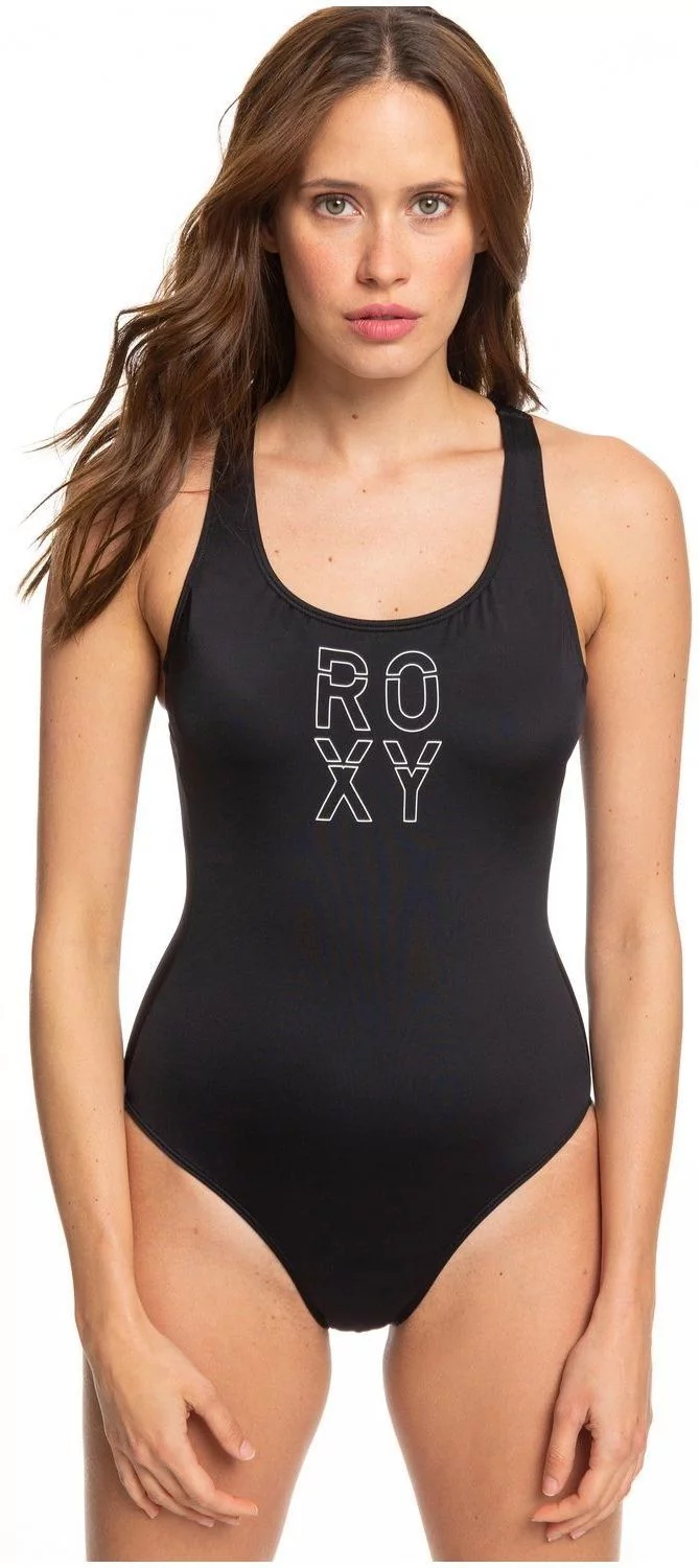 Roxy Fitness Basic One Piece Swimsuit Women, anthracite M 2021 Stroje jednoczęściowe ERJX103236-KVJ0-M