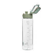 Shakery i bidony sportowe - Majestic Sport, butelka tritanowa na wodę, Okosei Clear, zielona, 750 ml - miniaturka - grafika 1