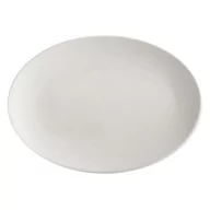 Tace i patery - Biały porcelanowy talerz Maxwell & Williams Basic, 35x25 cm - miniaturka - grafika 1