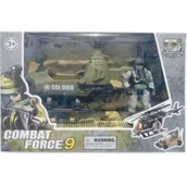 Samoloty i helikoptery - Helikopter wojskowy z akcesoriami Merkpol - miniaturka - grafika 1