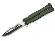 Noże - Nóż składany motylek K25 02130 Balisong Green (01RU02130) T 01RU02130 - miniaturka - grafika 1