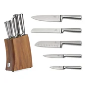 Noże kuchenne - Zestaw Noży Berlinger Haus Bh-3124 Antracit W Bloku Akacjowym Lumarko! - miniaturka - grafika 1