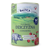 Mokra karma dla psów - Baltica dziczyzna z żurawiną 400g MOKRA KARMA - miniaturka - grafika 1