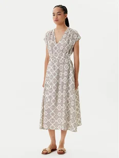 United Colors Of Benetton Sukienka letnia 4KPRDV0BB Beżowy Relaxed Fit - Sukienki - miniaturka - grafika 1