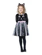 Stroje karnawałowe - Strój Kotek Czarno-Różowy-110 - miniaturka - grafika 1