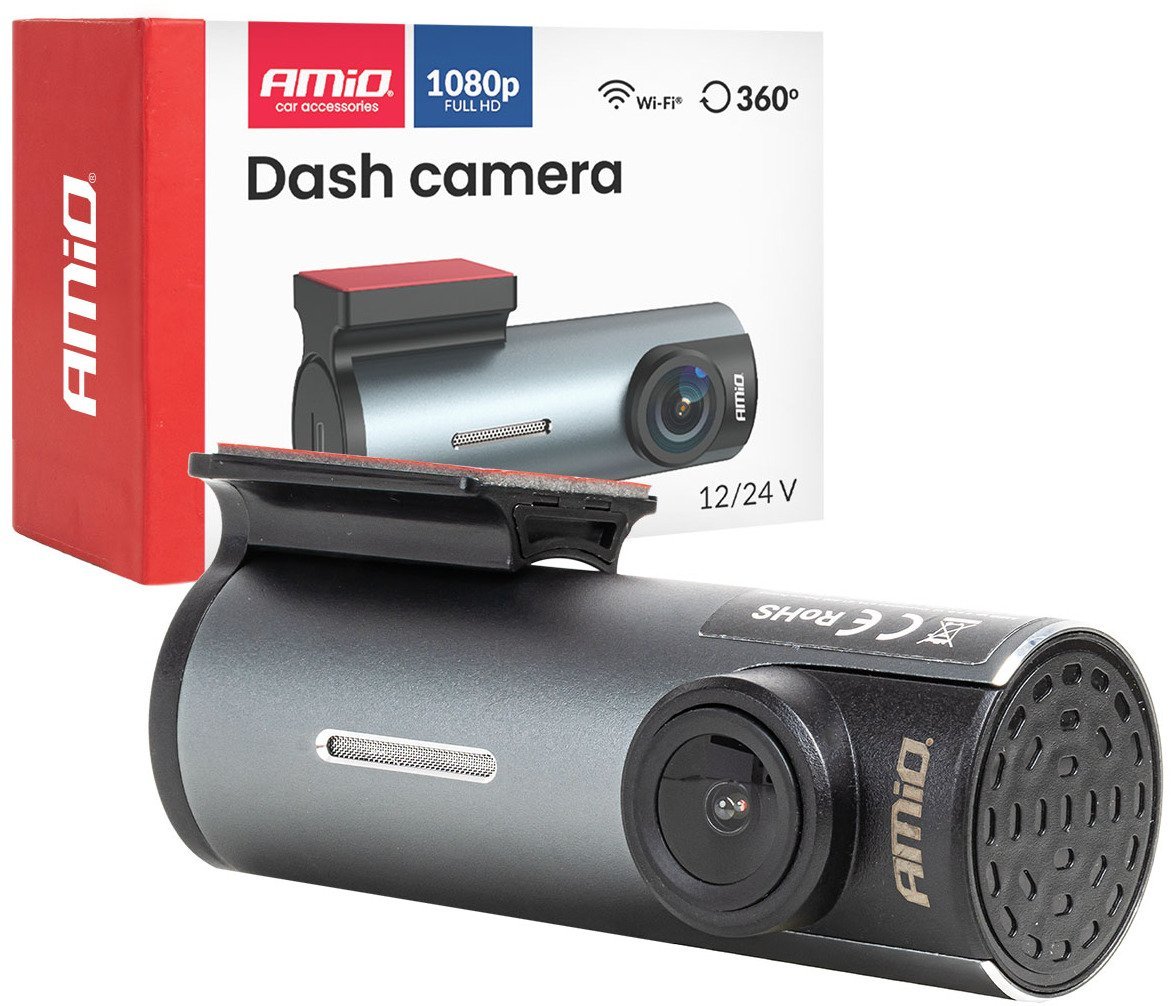 AMiO Wideorejestrator samochodowy 1k wlan 128 gb wifi full hd amio-04798