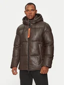 Kurtki męskie - Milestone Kurtka skórzana Patrick 43104021080 Brązowy Regular Fit - miniaturka - grafika 1