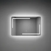 Lustra - Lustro Ada 80 z oświetleniem led 80x60 cm - miniaturka - grafika 1