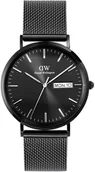 Zegarki męskie - Zegarek Daniel Wellington DW00100831 Classic Day Display Onyx Black - miniaturka - grafika 1