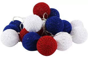 Kule Świetlne Cotton Balls Weekend In Paris 20 Led 6Cm - Pozostałe oświetlenie - miniaturka - grafika 1