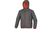 Odzież robocza - Delta Plus Kurtka puchowa pikowana z poliamidu kolor szaro-pomarańczowy rozmiar XXL DOONGRXX DOONGRXX - miniaturka - grafika 1